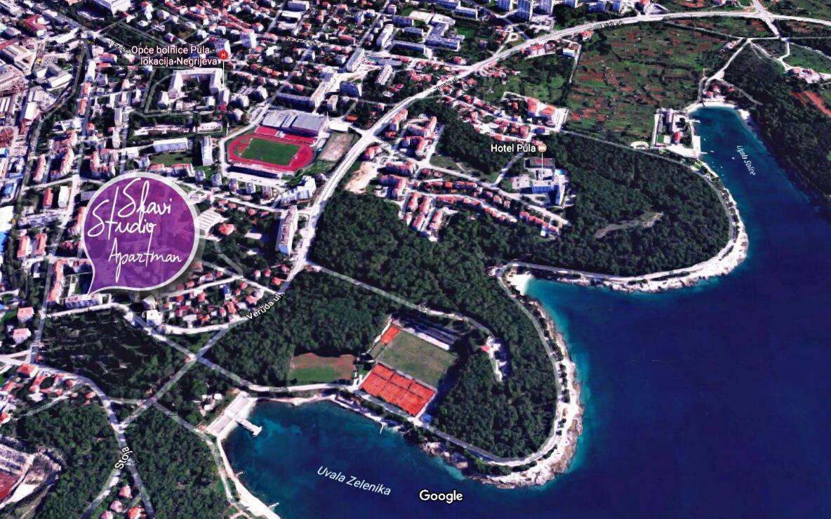 Studio Apartment Slavi Пула Экстерьер фото